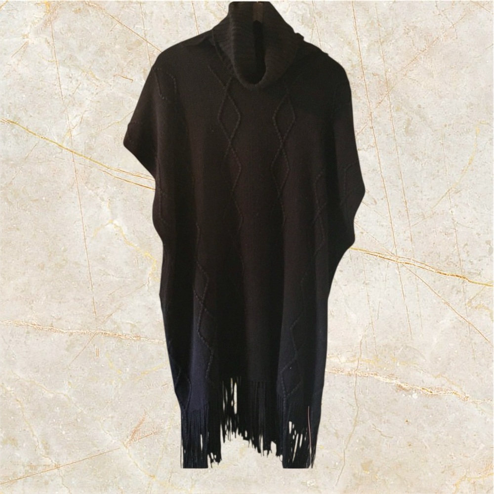 Time and Tru Sleeveless Cowl Neck Tunic Sweater /One Size